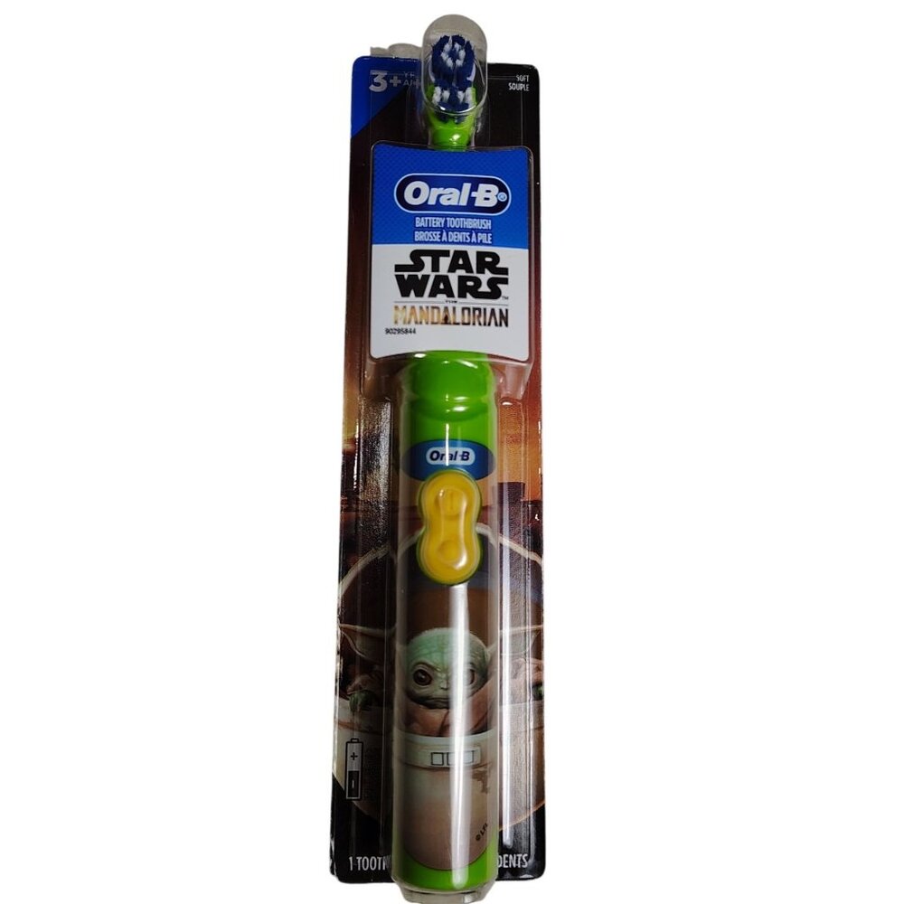 Oral-B Kids Electric Soft Bristle Toothbrush Star Wars Mandalorian